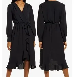 knee length dresses for ladies Dvf Jeanne Wrap Dress main image 0